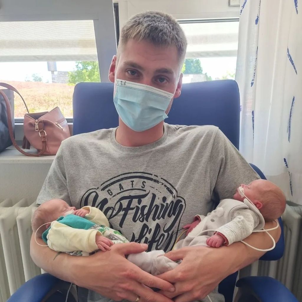 Peter Wollny mit seinen Söhnen Casey und Emory
