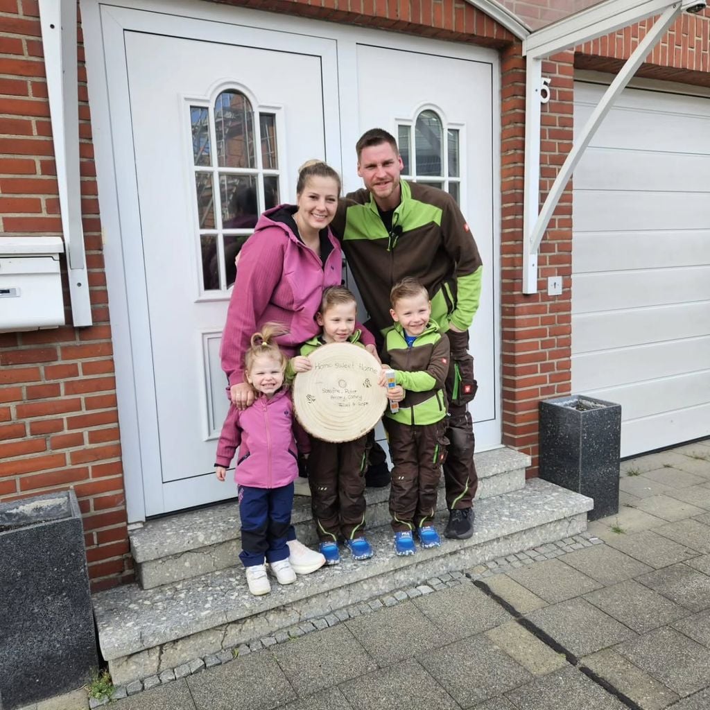 Peter Wollny und Sarafina Wollny mit ihren Kindern, März 2026
