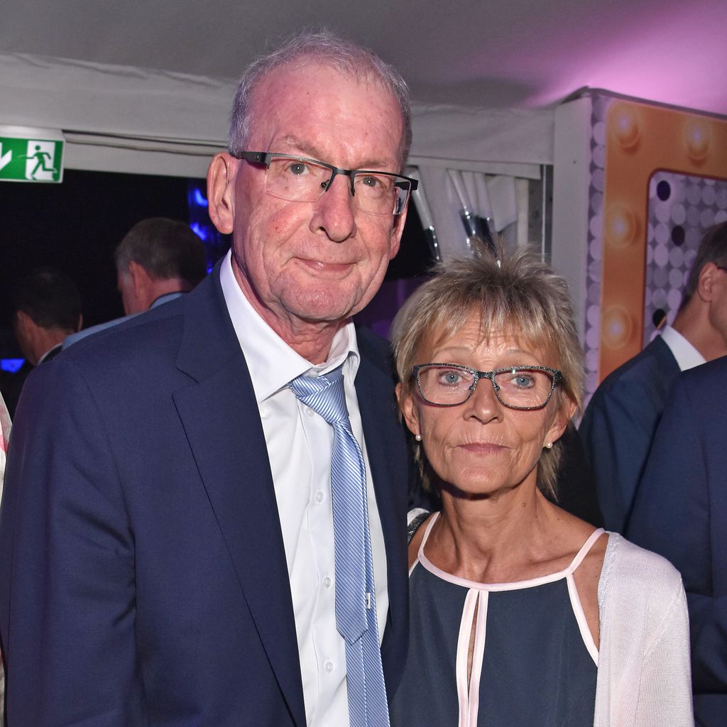 Peter Zwegat und Liane Scholze bei der Bertelsmannparty 2018