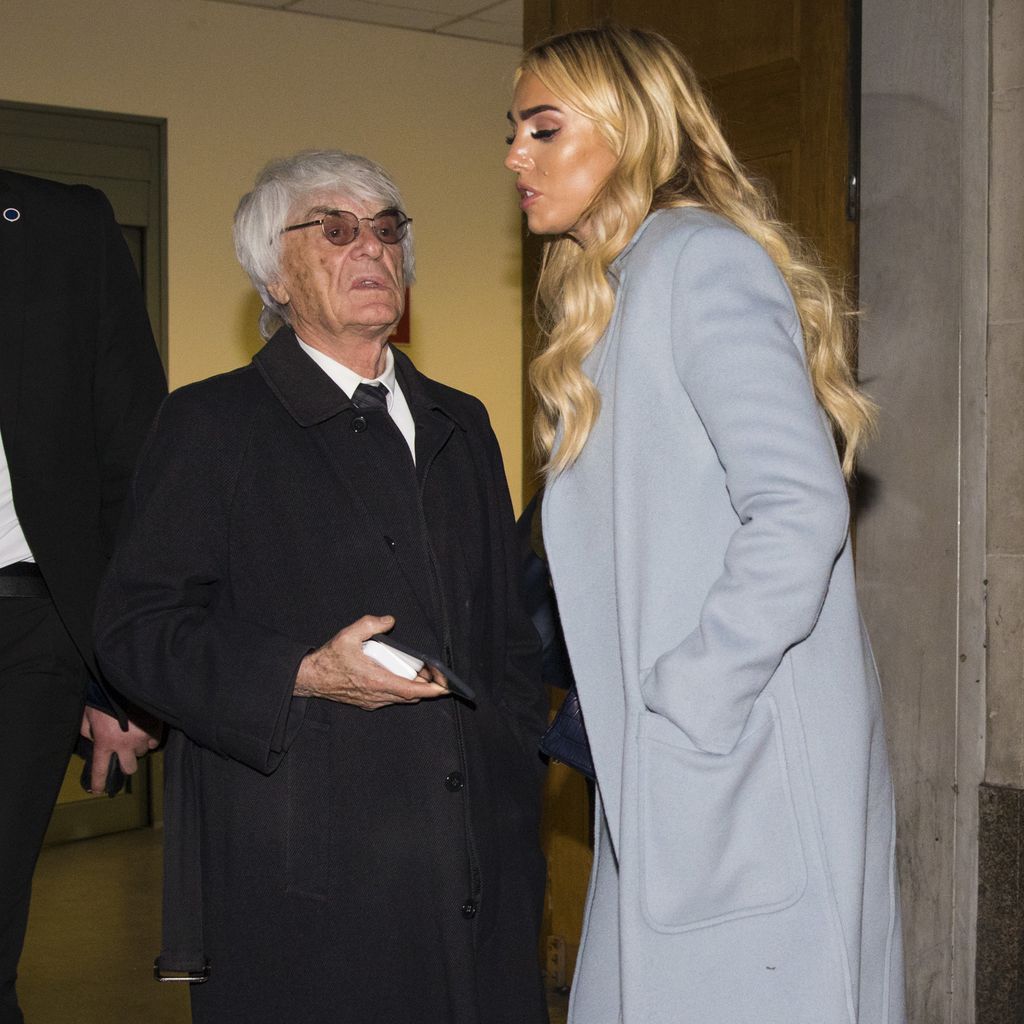 Petra mit Papa Bernie Ecclestone, November 2018
