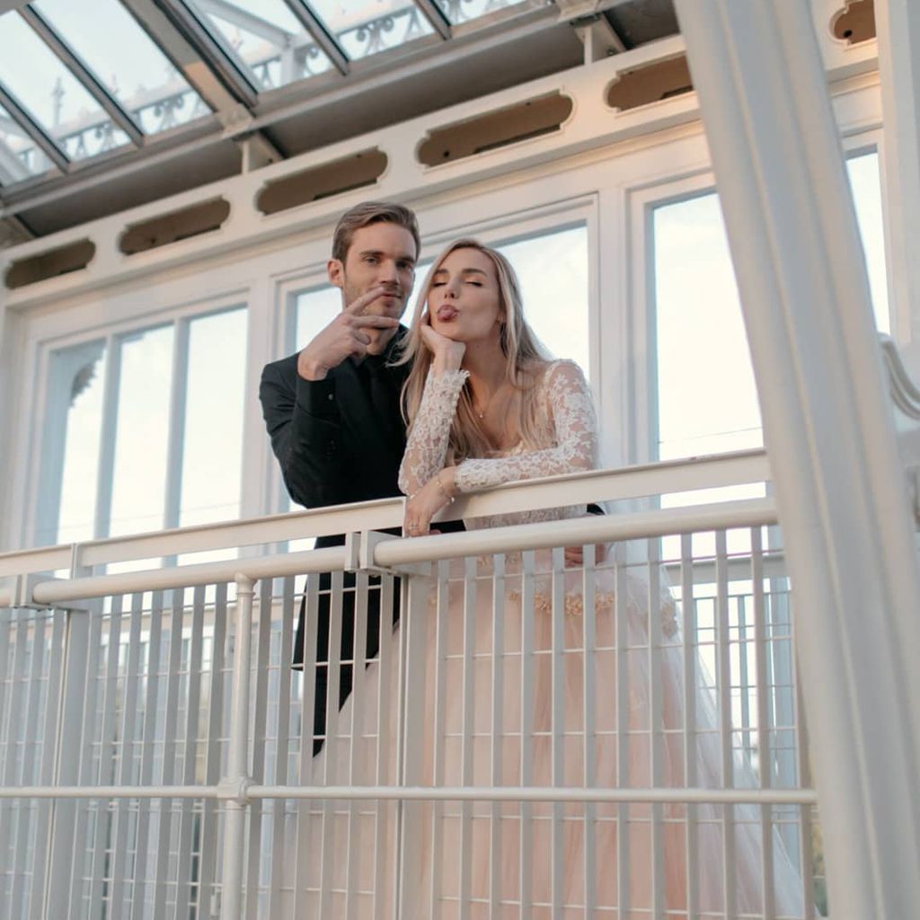 PewDiePie und Marzia Bisognin am 19. August 2019