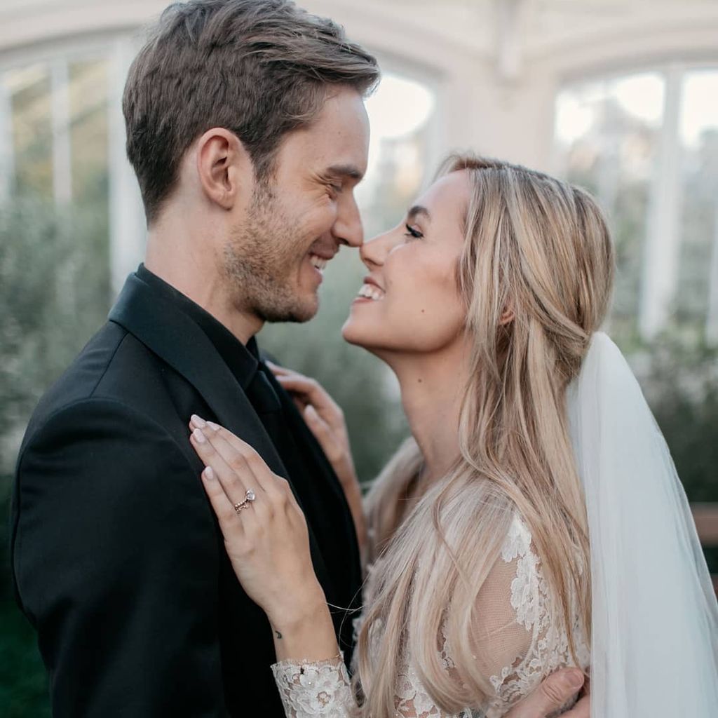 PewDiePie und Marzia Kjellberg bei ihrer Hochzeit