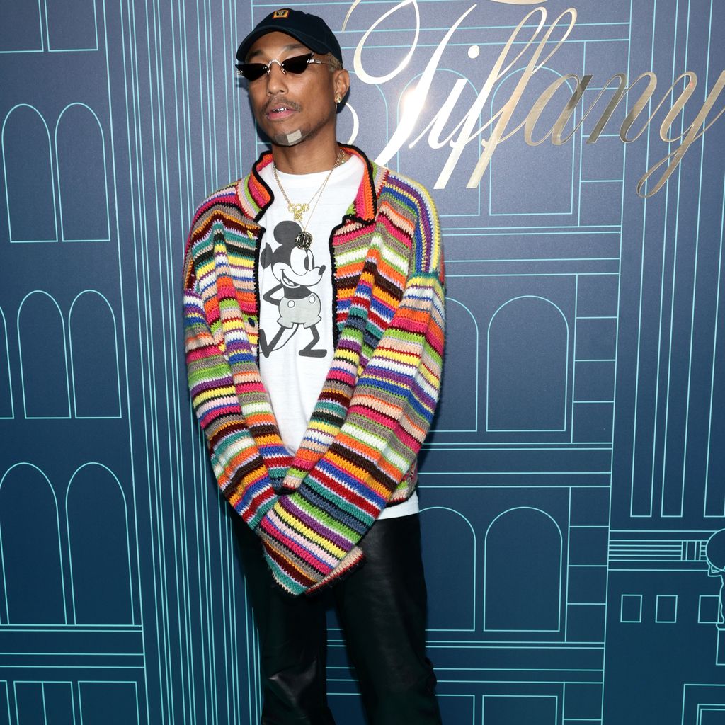 Pharrell Williams bei der Wiedereröffnung des Tiffany-Flagship-Stores in New York, 2023