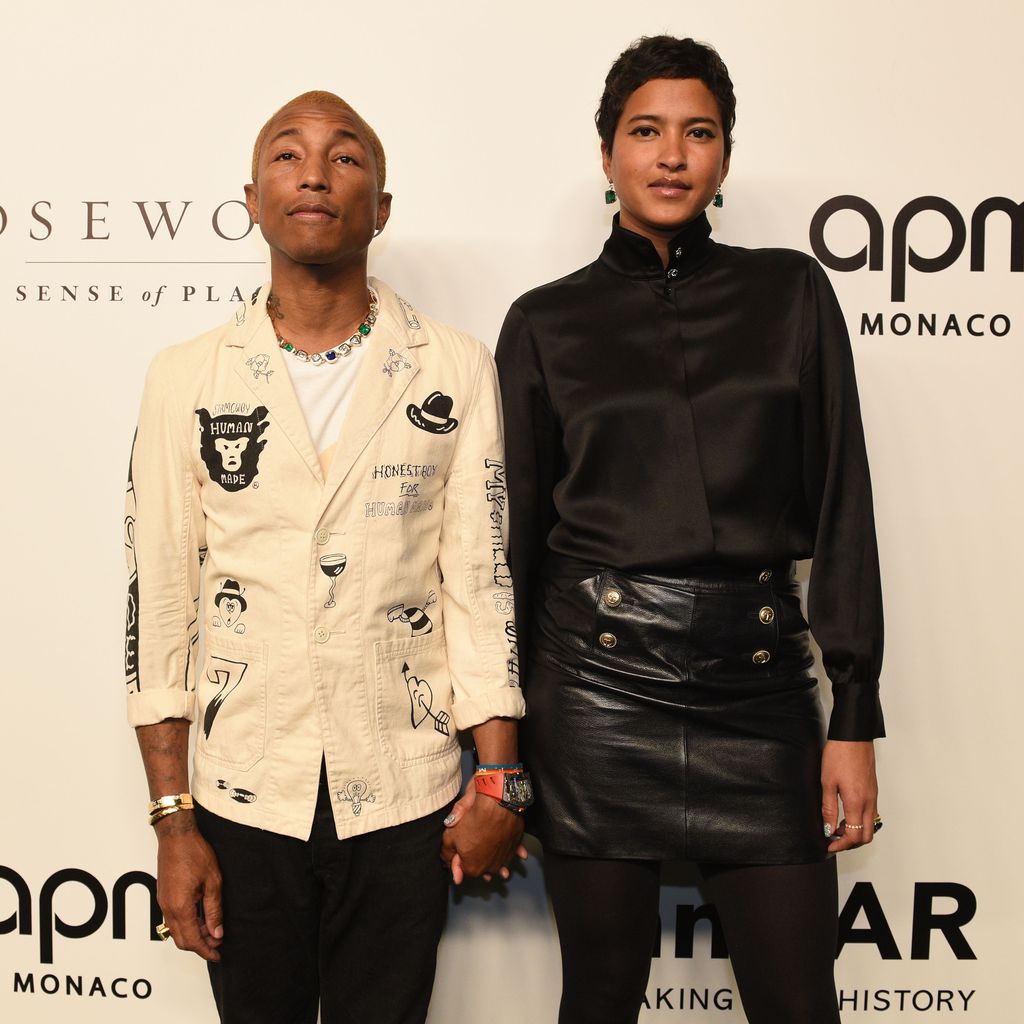 Pharrell Williams und seine Frau Helen Lasichanh bei der amfAR Gala in Hongkong 2019