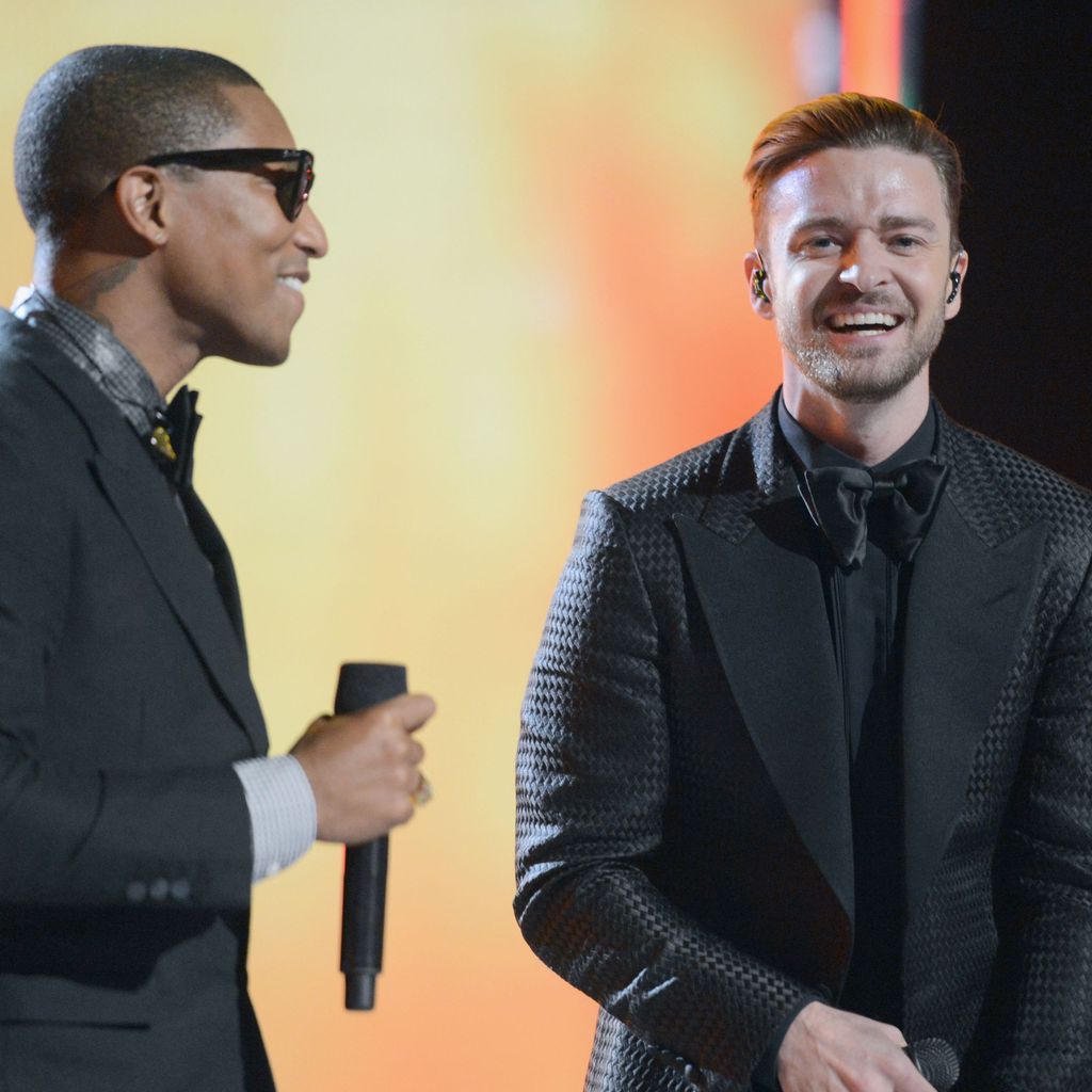 Pharrell Williams und Justin Timberlake bei den BET Awards