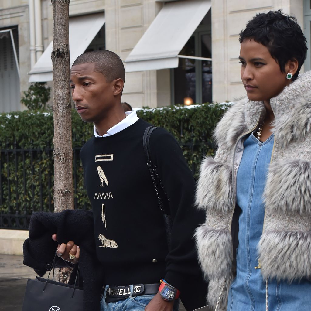 Pharrell Williams und seine Frau Helen Lasichanh, Januar 2019