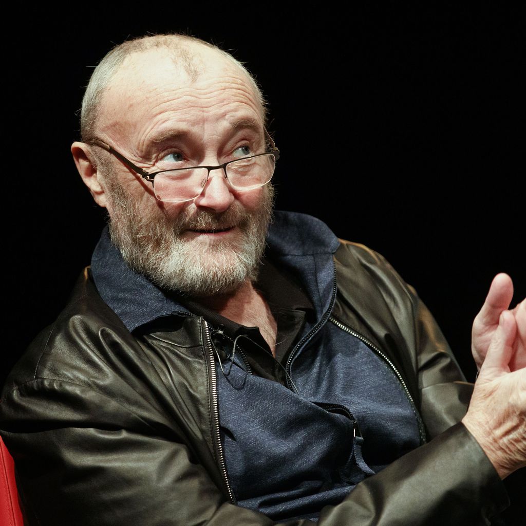 Phil Collins bei einer Podiumsdiskussion in Graz im Mai 2019