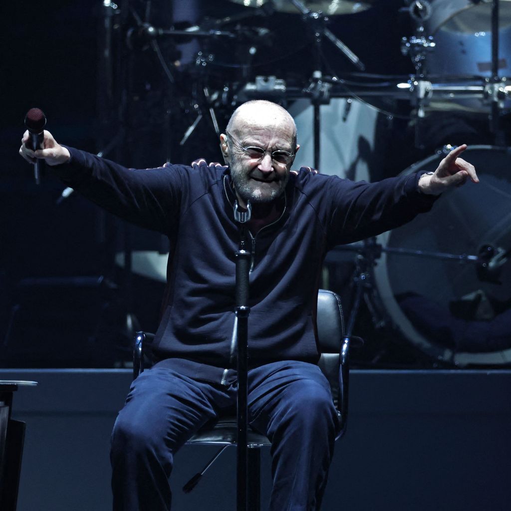 Phil Collins bei der letzten Genesis-Tour, März 2022