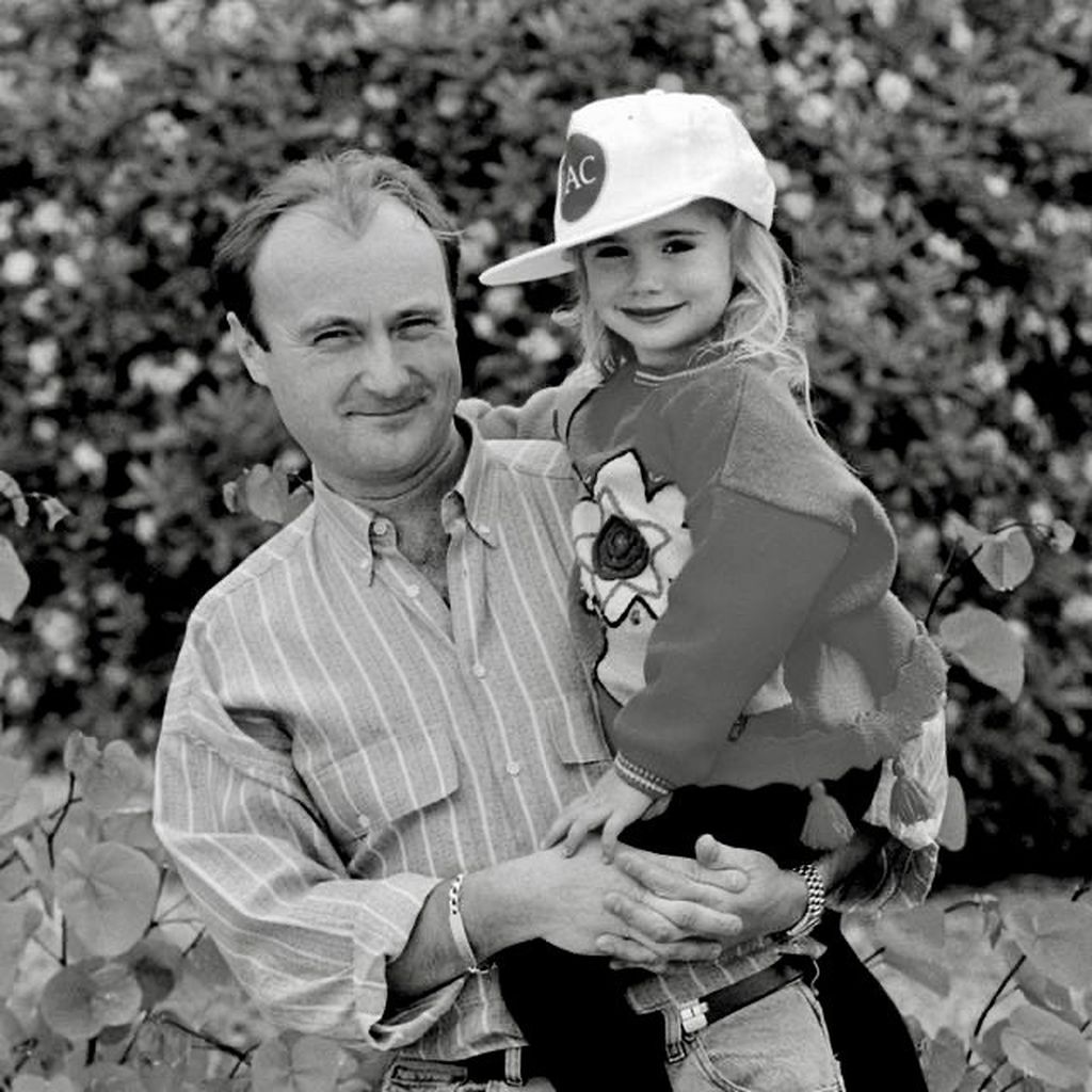 Phil Collins mit seiner Tochter Lily