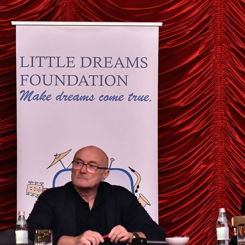 Phil Collins und Orianne Cevey