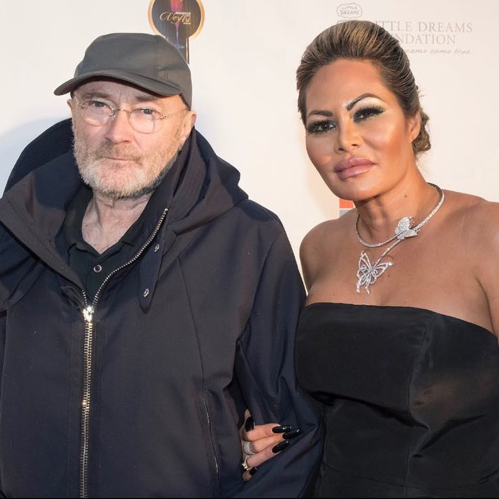 Phil Collins und seine Ex-Frau Orianne Cevey im Januar 2019