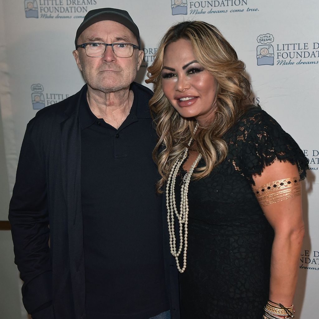 Phil Collins und seine Ex-Frau Orianne Cevey im Oktober 2017 in Miami Beach