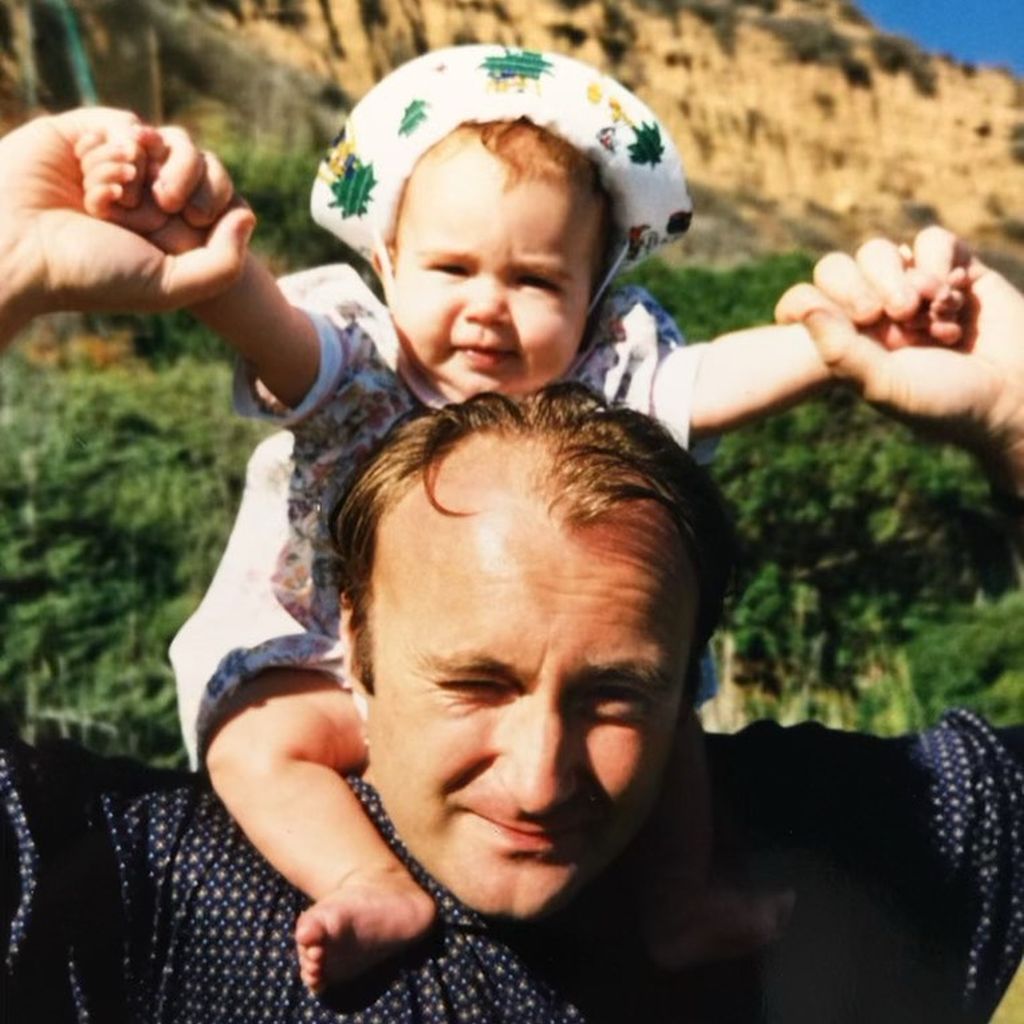 Phil Collins und Tochter Lily Collins