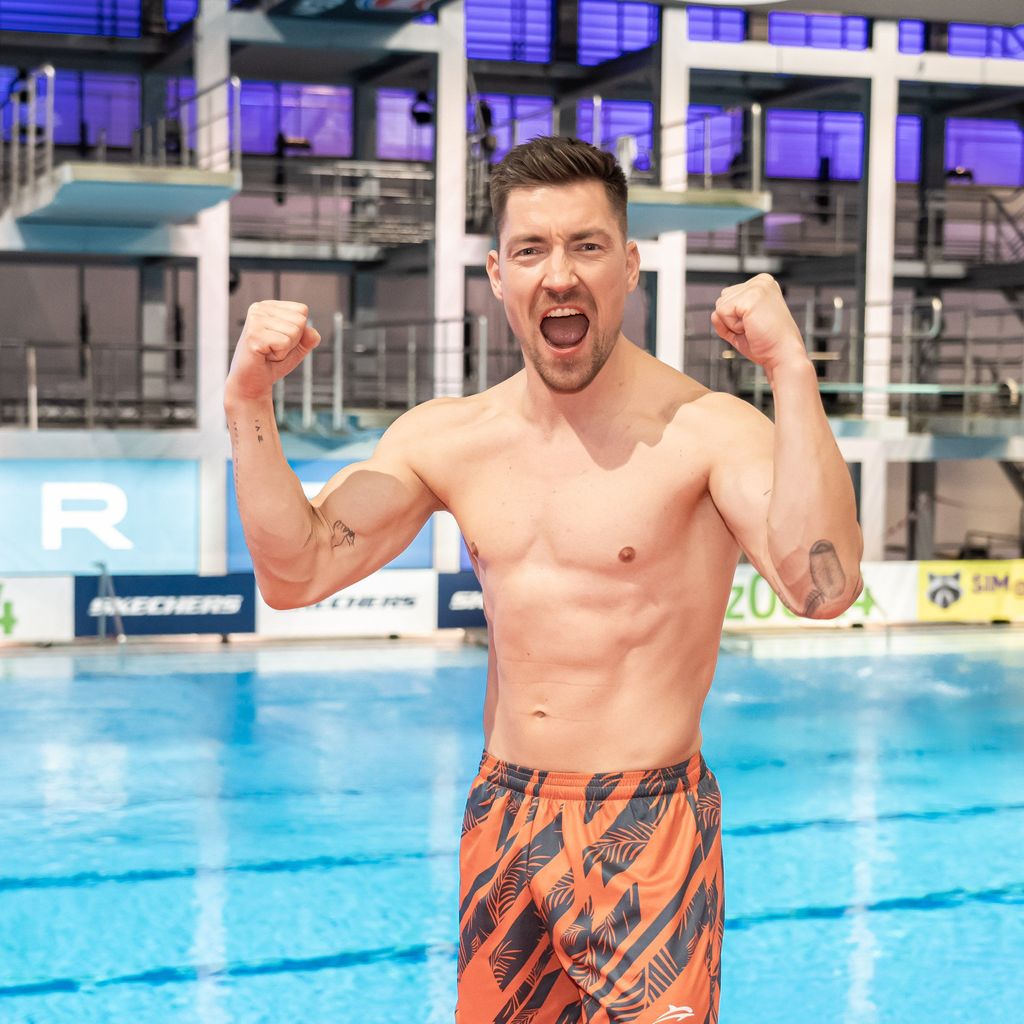 Philipp Boy beim "RTL Turmspringen"