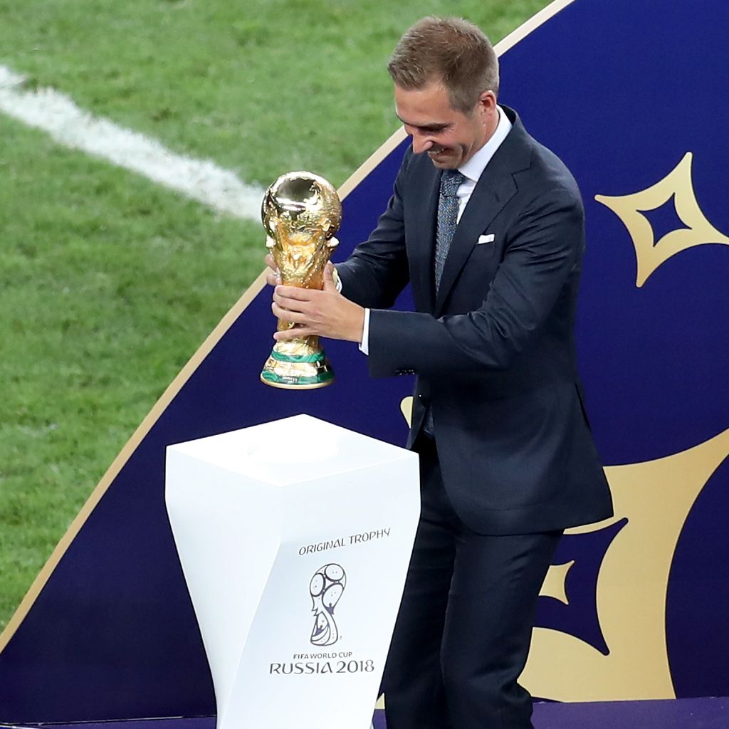 Philipp Lahm beim Finale der Fußballweltmeisterschaft 2018