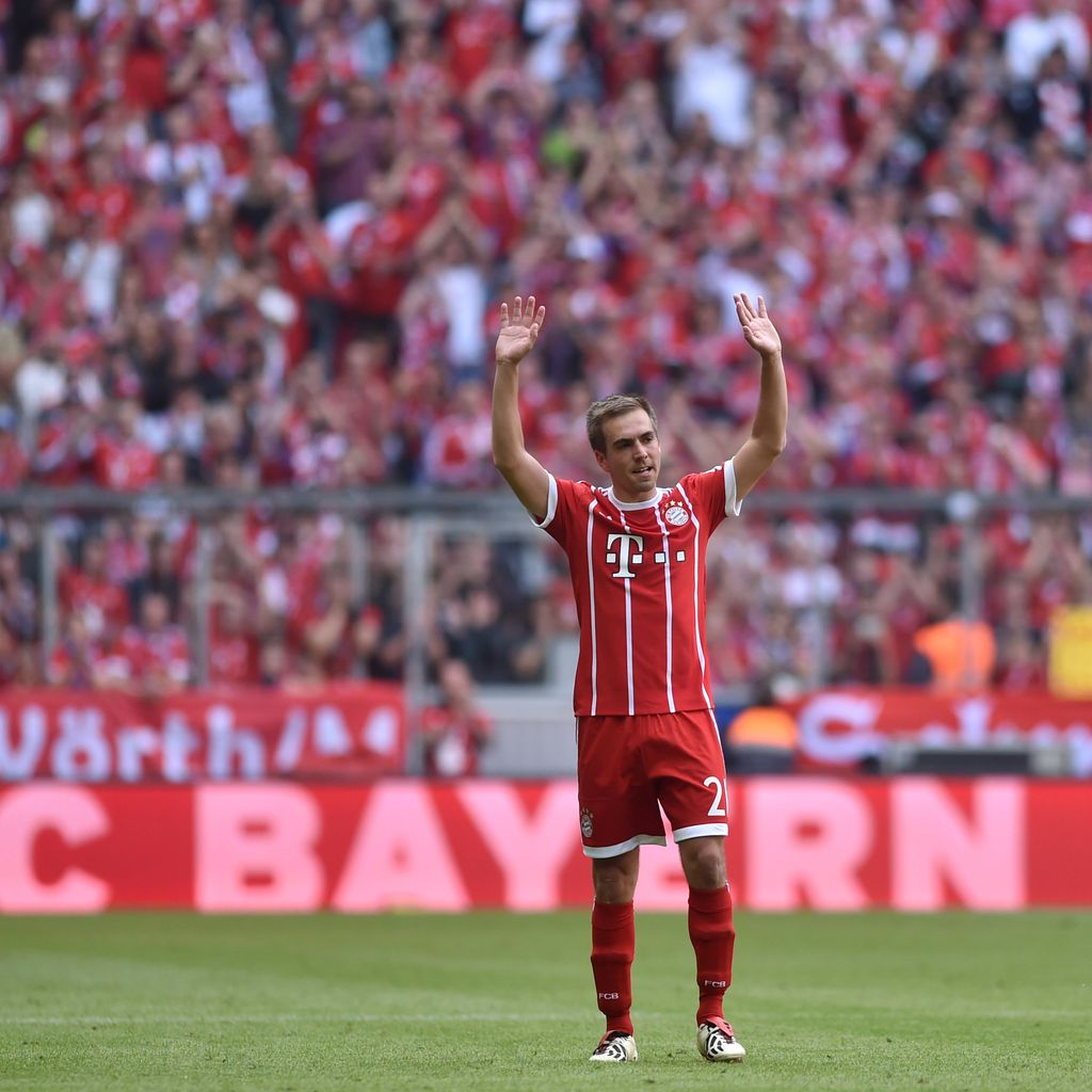 Philipp Lahm bei seinem letzten Spiel für den FC Bayern München