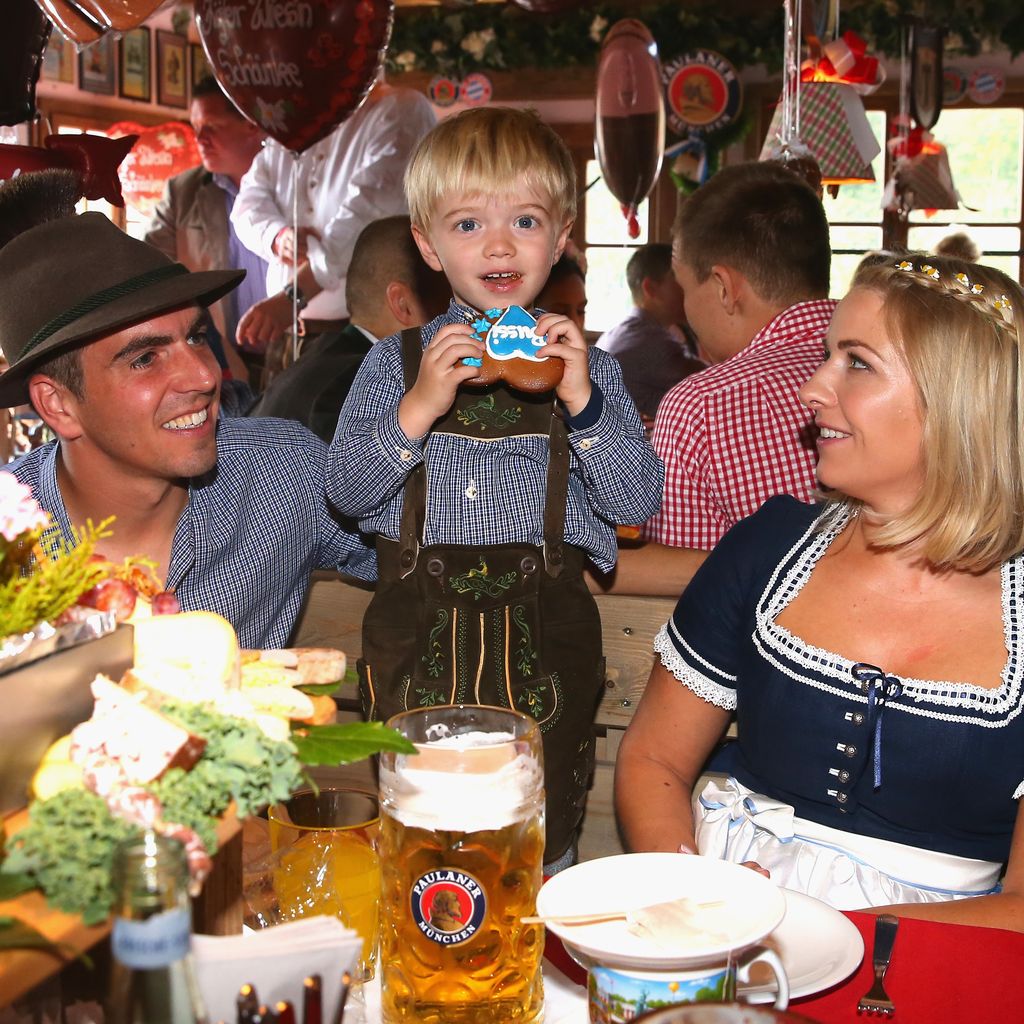 Philipp Lahm, Claudia Lahm und Julian Lahm