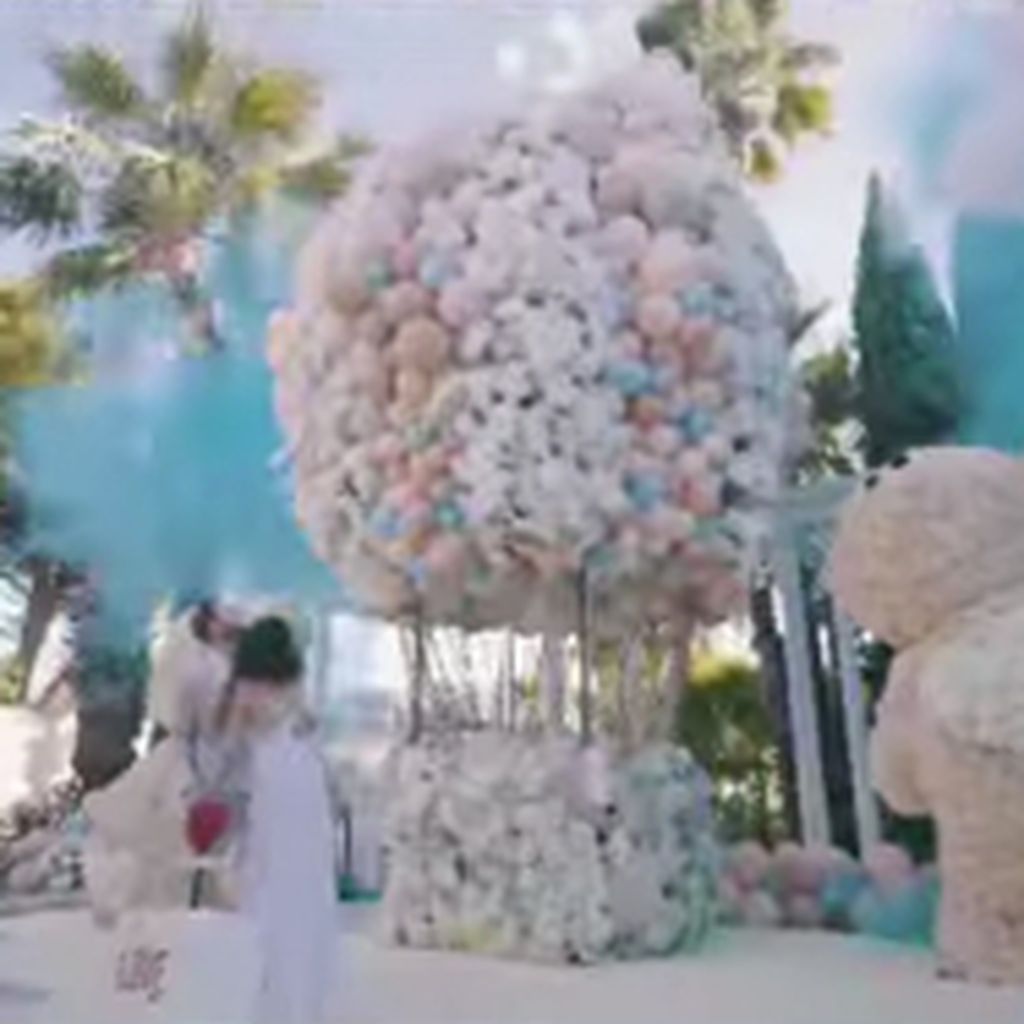 Philipp Pleins Gender-Reveal-Party im Januar 2022