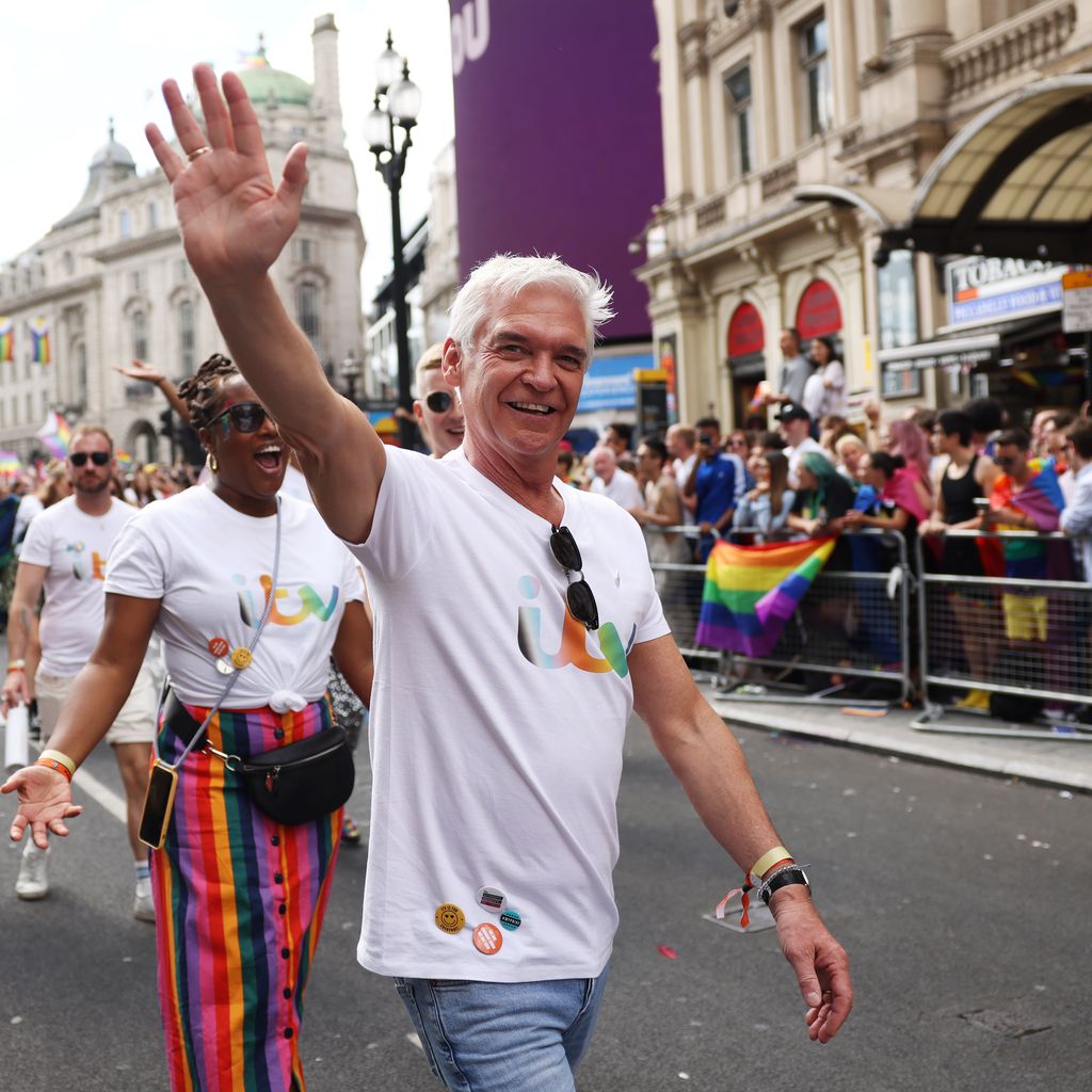 Phillip Schofield auf einer Pride-Parade