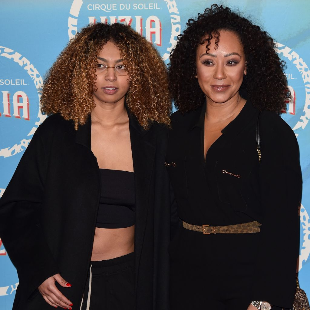 Phoenix mit ihrer Mutter Mel B., 2022