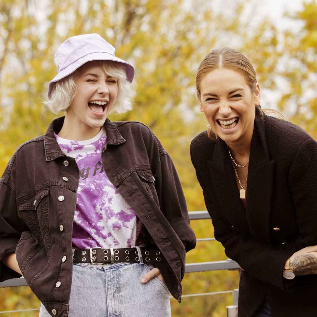 Pia Trümper und Liza Waschke