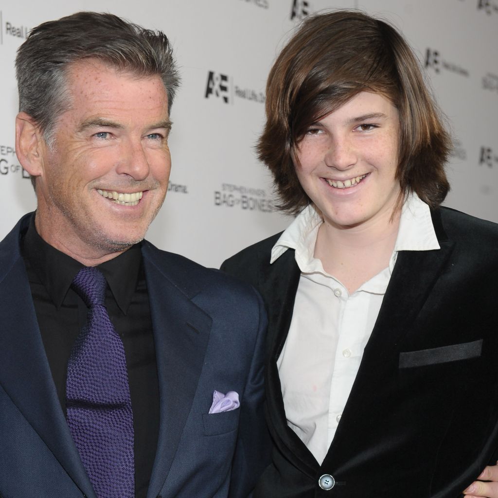 Pierce Brosnan mit seinem Sohn Dylan im Dezember 2011