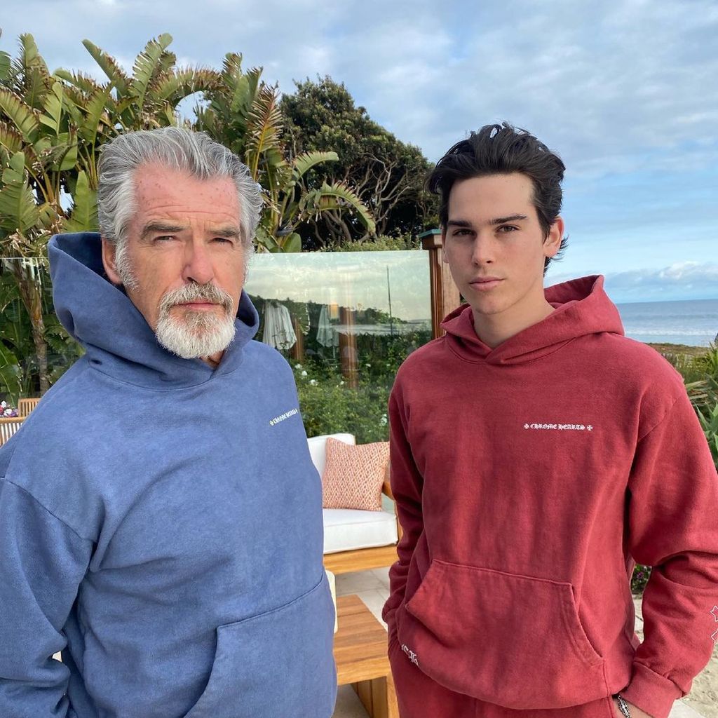 Pierce und Paris Brosnan im Mai 2021
