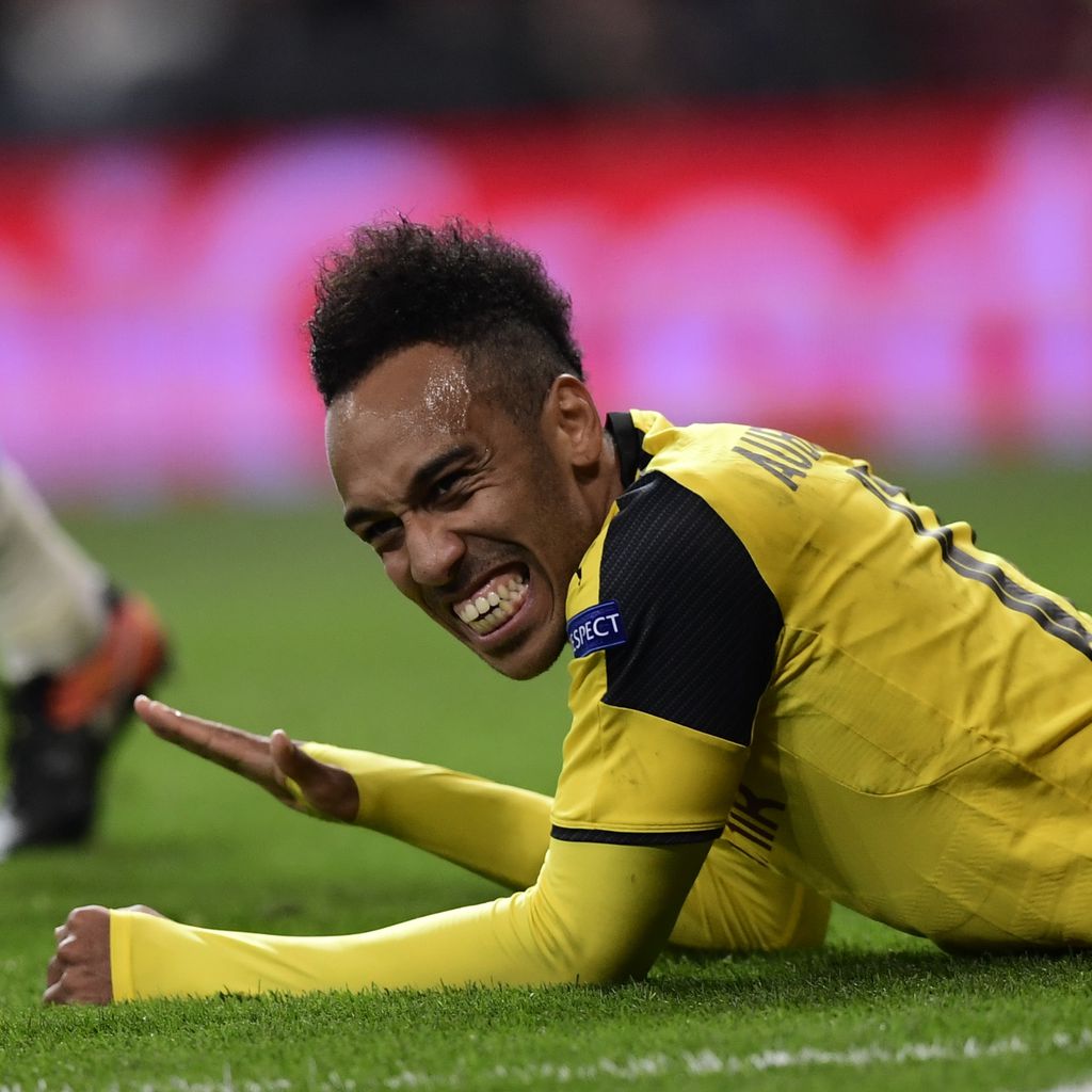 Pierre-Emerick Aubameyang bei einem Champions League-Spiel