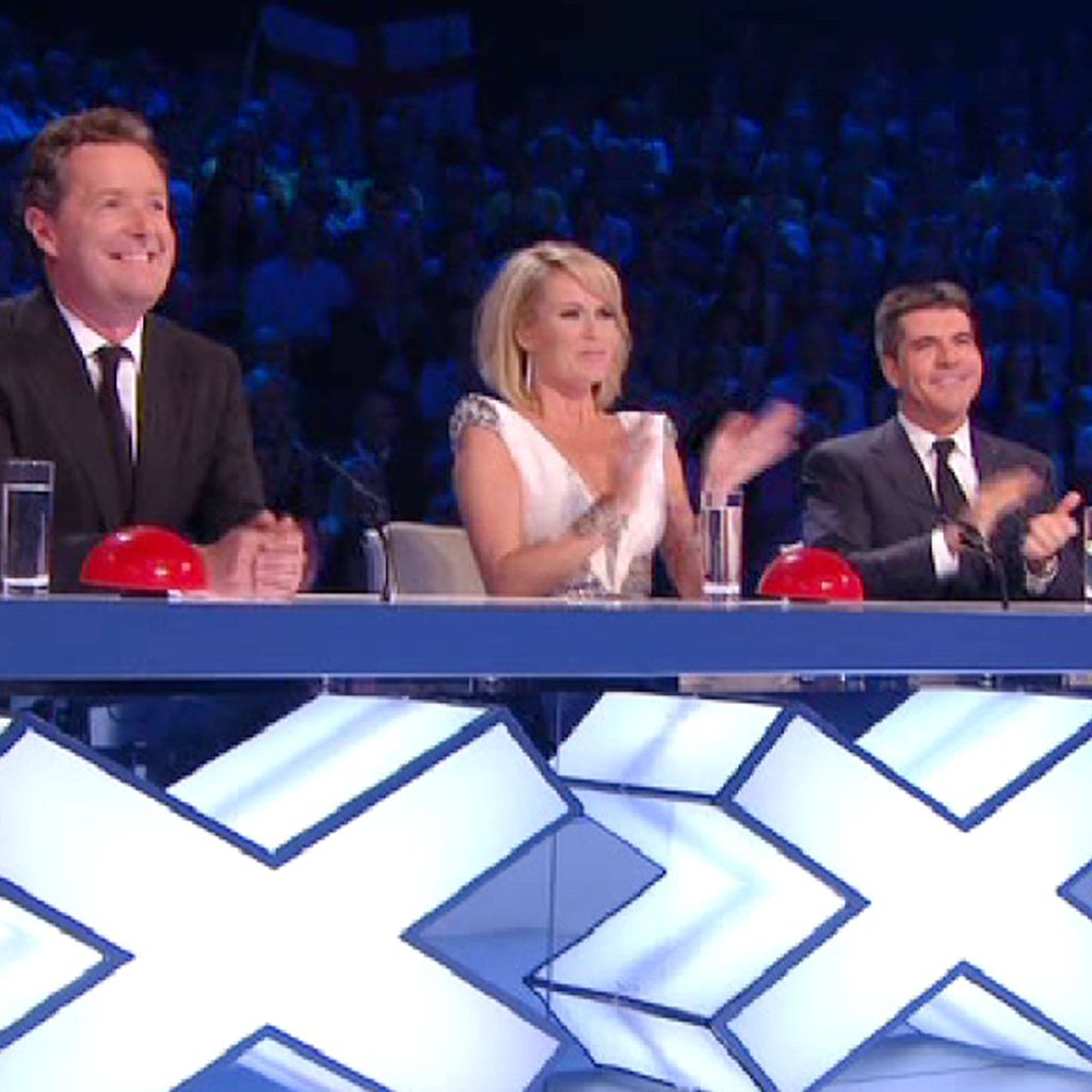 Piers Morgan, Amanda Holden und Simon Cowell bei "Britain's Got Talent" am 5. Juni 2010