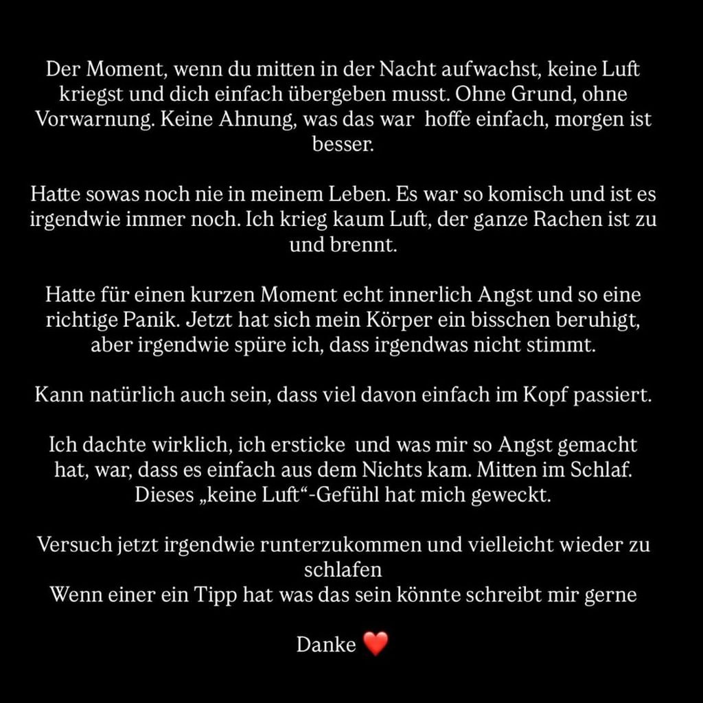 Pietro Lombardi berichtet in einer Insta-Story von seiner erschreckenden Nacht
