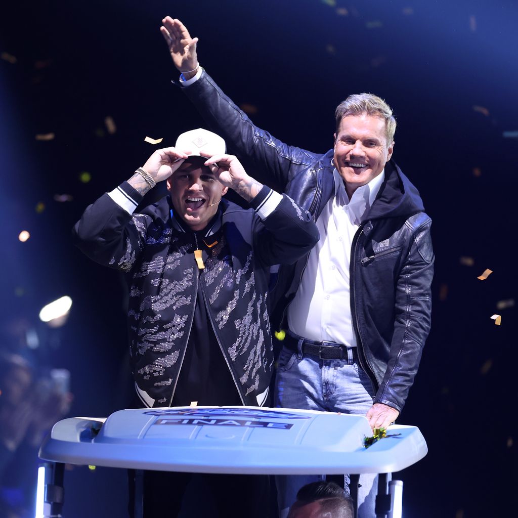 Pietro Lombardi und Dieter Bohlen bei DSDS 2023
