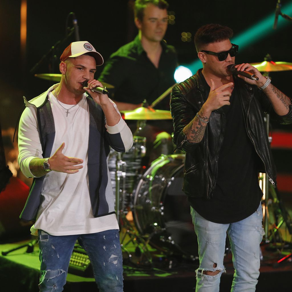 Pietro Lombardi und Kay One bei "2017! Menschen, Bilder, Emotionen"