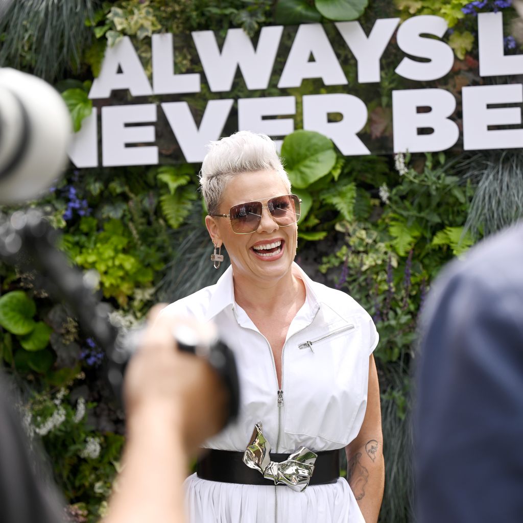 Pink bei den Wimbledon Championships 2024