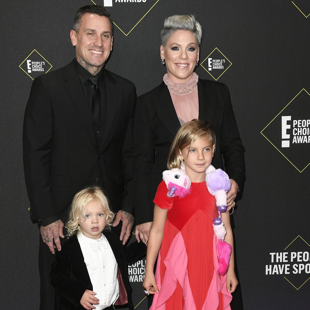 Sängerin Pink mit ihrer Familie bei den People's Choice Awards