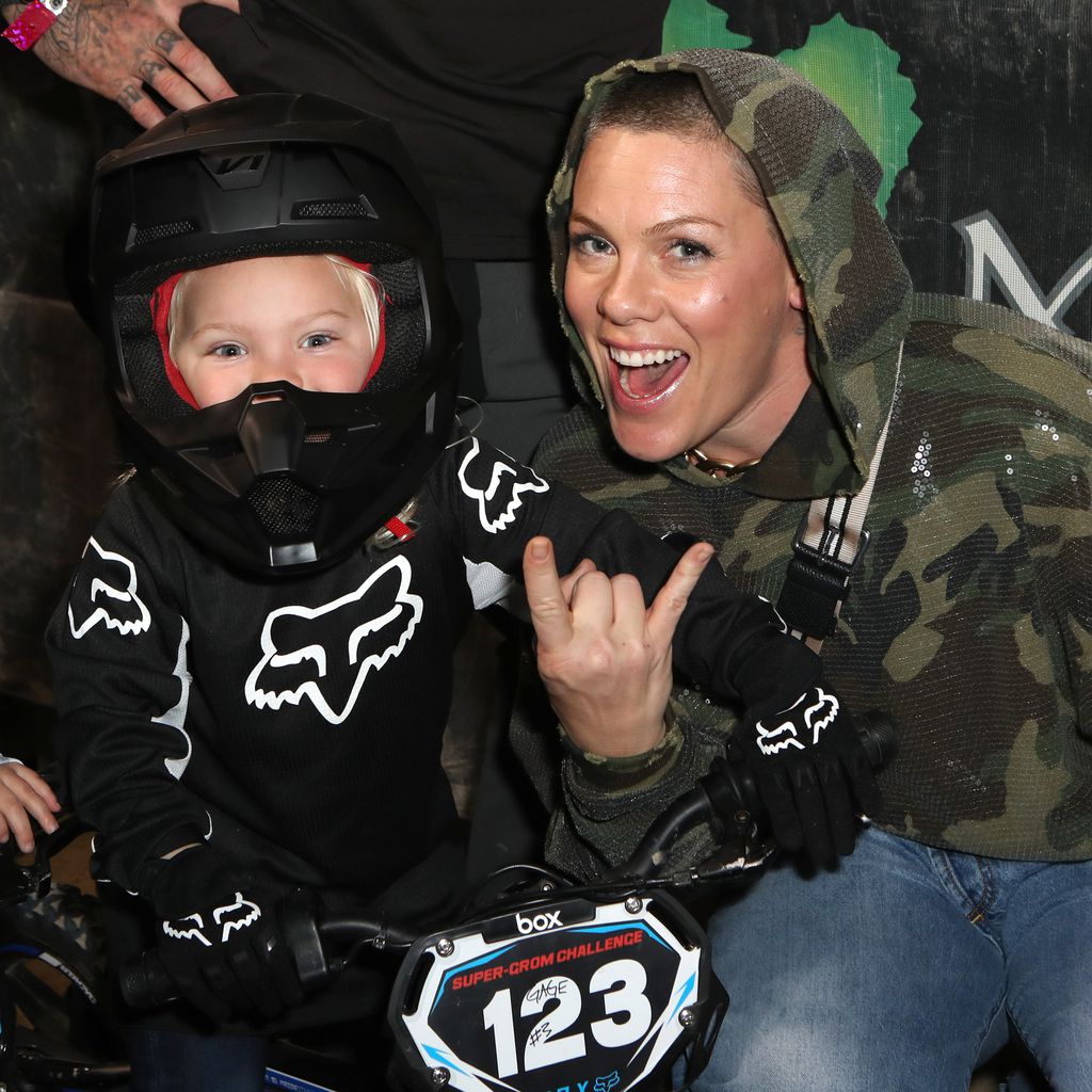 Pink und ihr Sohn Jameson im Januar 2020