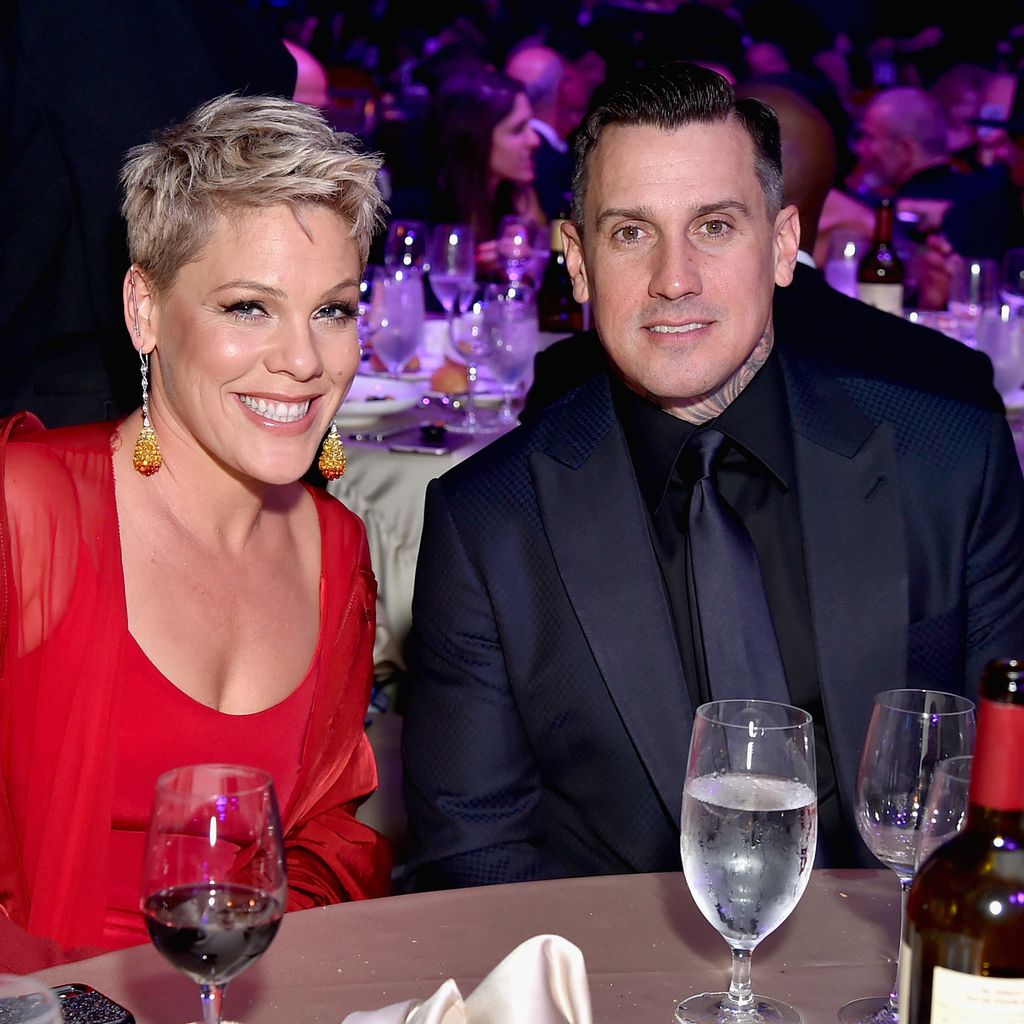 Pink und ihr Mann Carey Hart, 2018