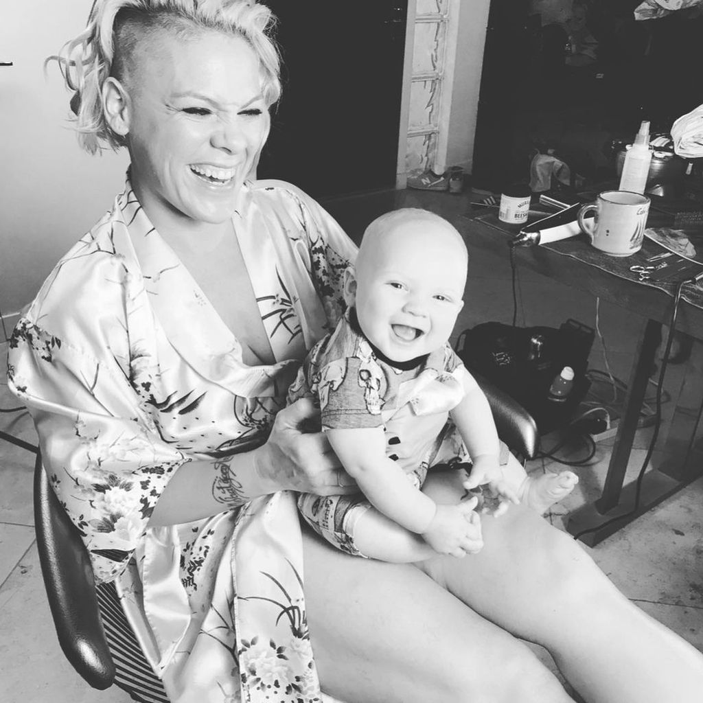 Pink und ihr Sohn Jameson Moon Hart