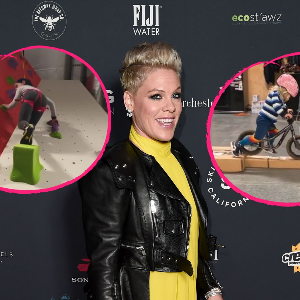 Pink und ihre Kinder Willow und Jameson