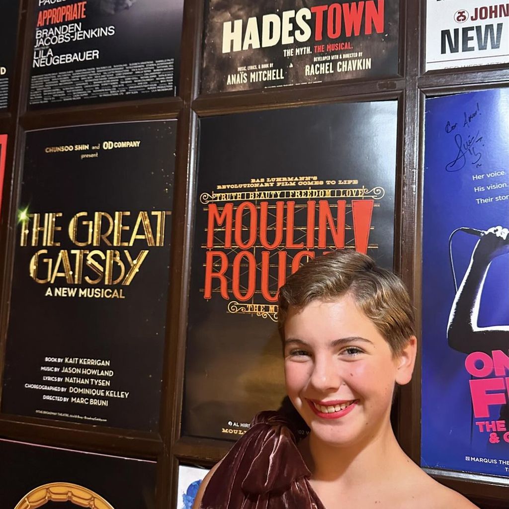 Pinks Tochter Willow Hart bei einem Broadway-Besuch, Oktober 2024