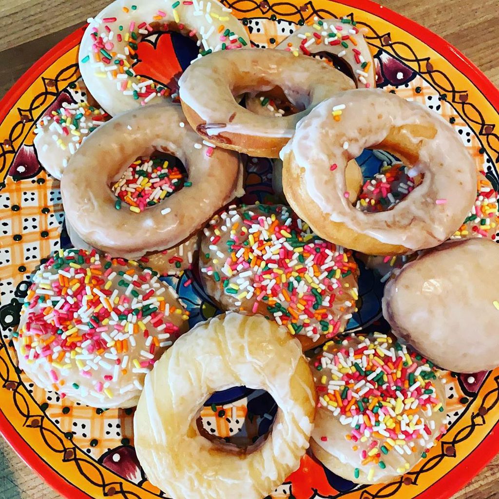 Pinks Tochter Willow hat Donuts gebacken
