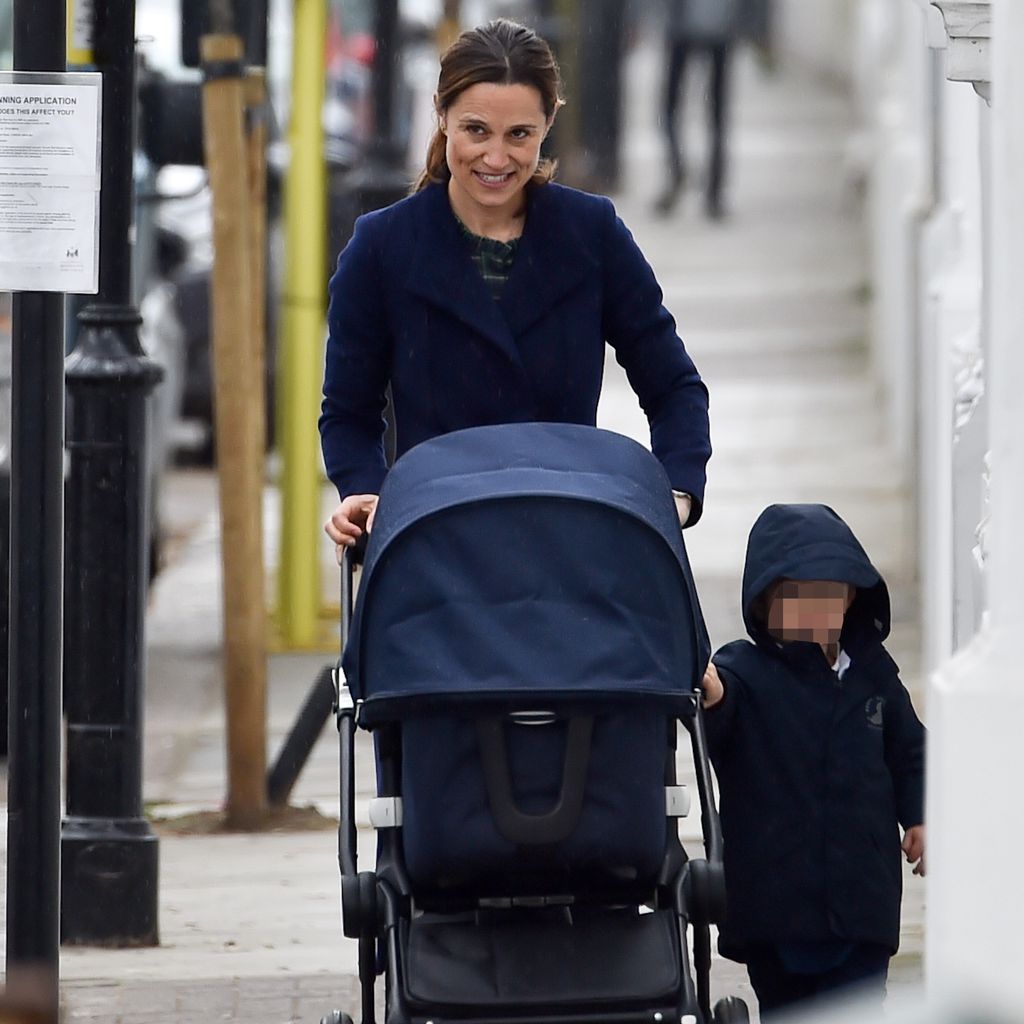 Pippa Middleton mit ihren beiden Kids in London