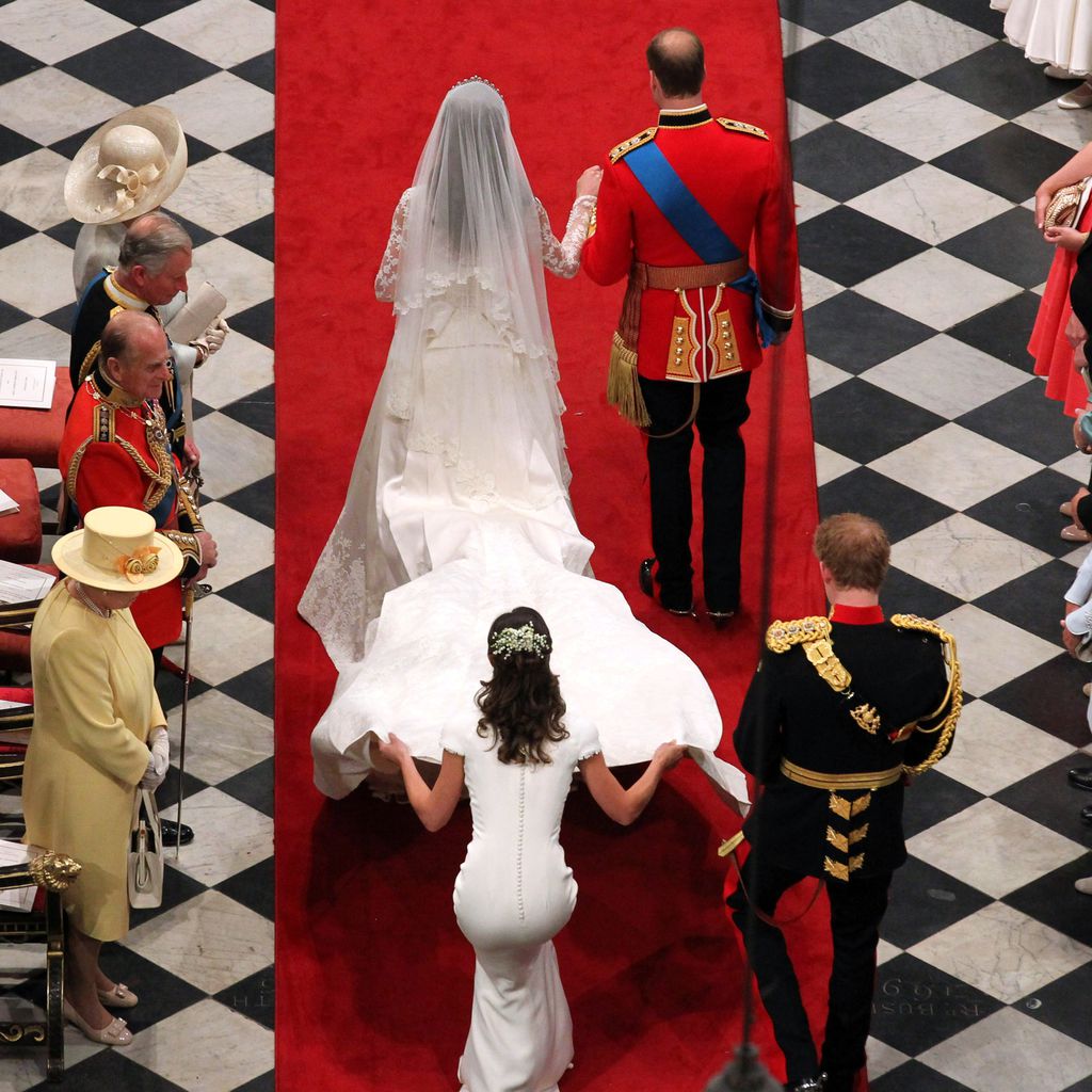 Herzogin Kate, Prinz William, Pippa Middleton und Prinz Harry