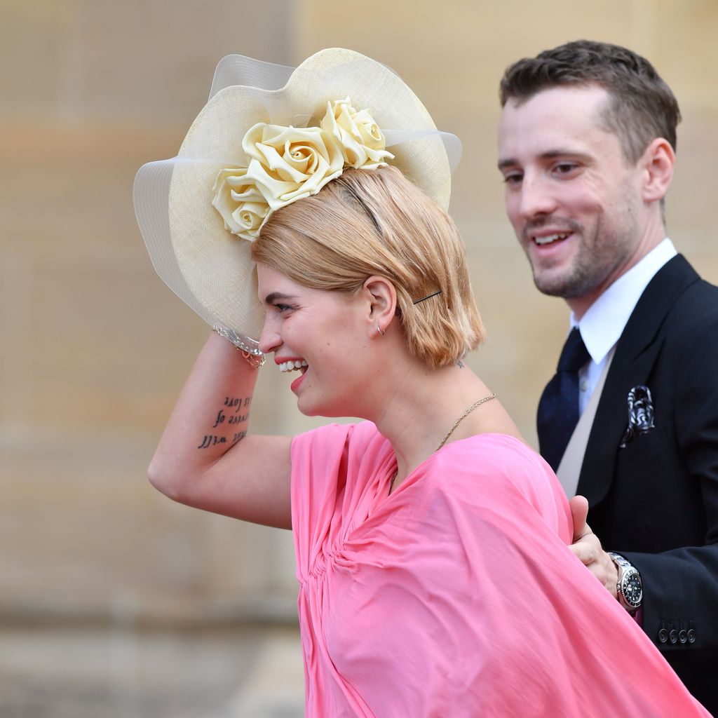Pixie Geldof und ihr Mann George bei Prinzessin Eugenies Hochzeit