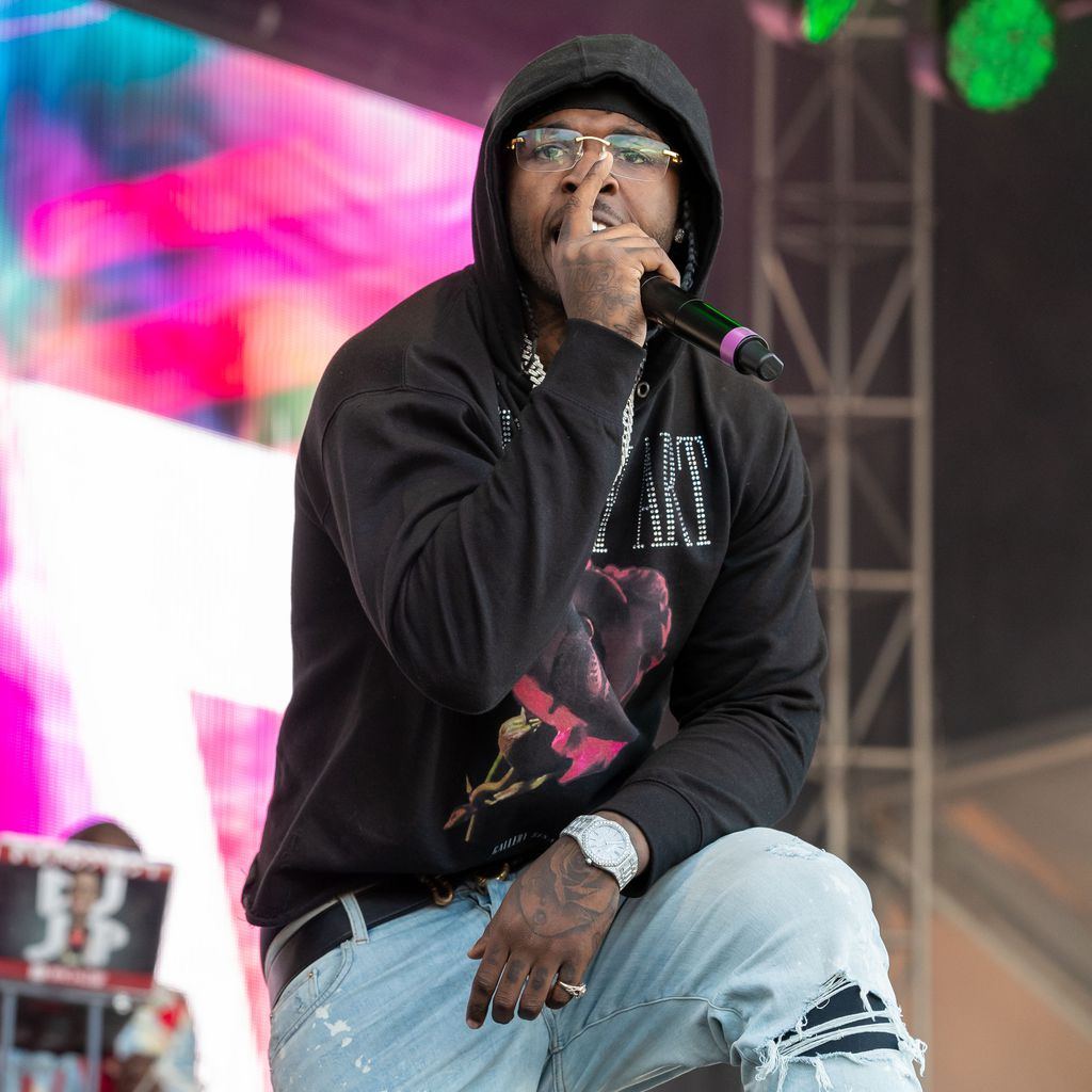 Pop Smoke auf dem Astroworld Festival 2019