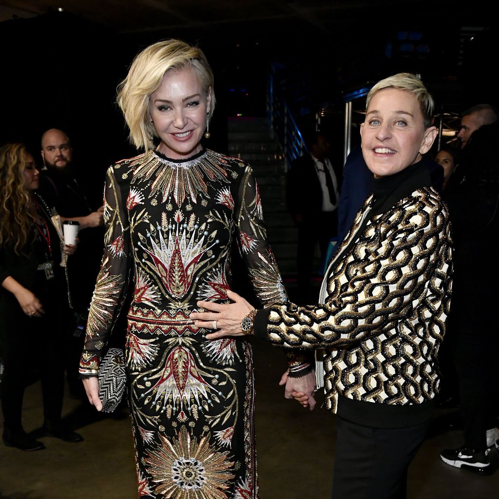 Portia de Rossi und Ellen DeGeneres bei den Grammy Awards 2020