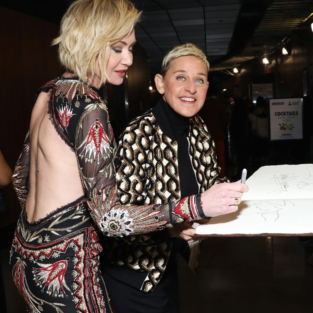 Portia de Rossi und Ellen DeGeneres bei den Grammy Awards 2020