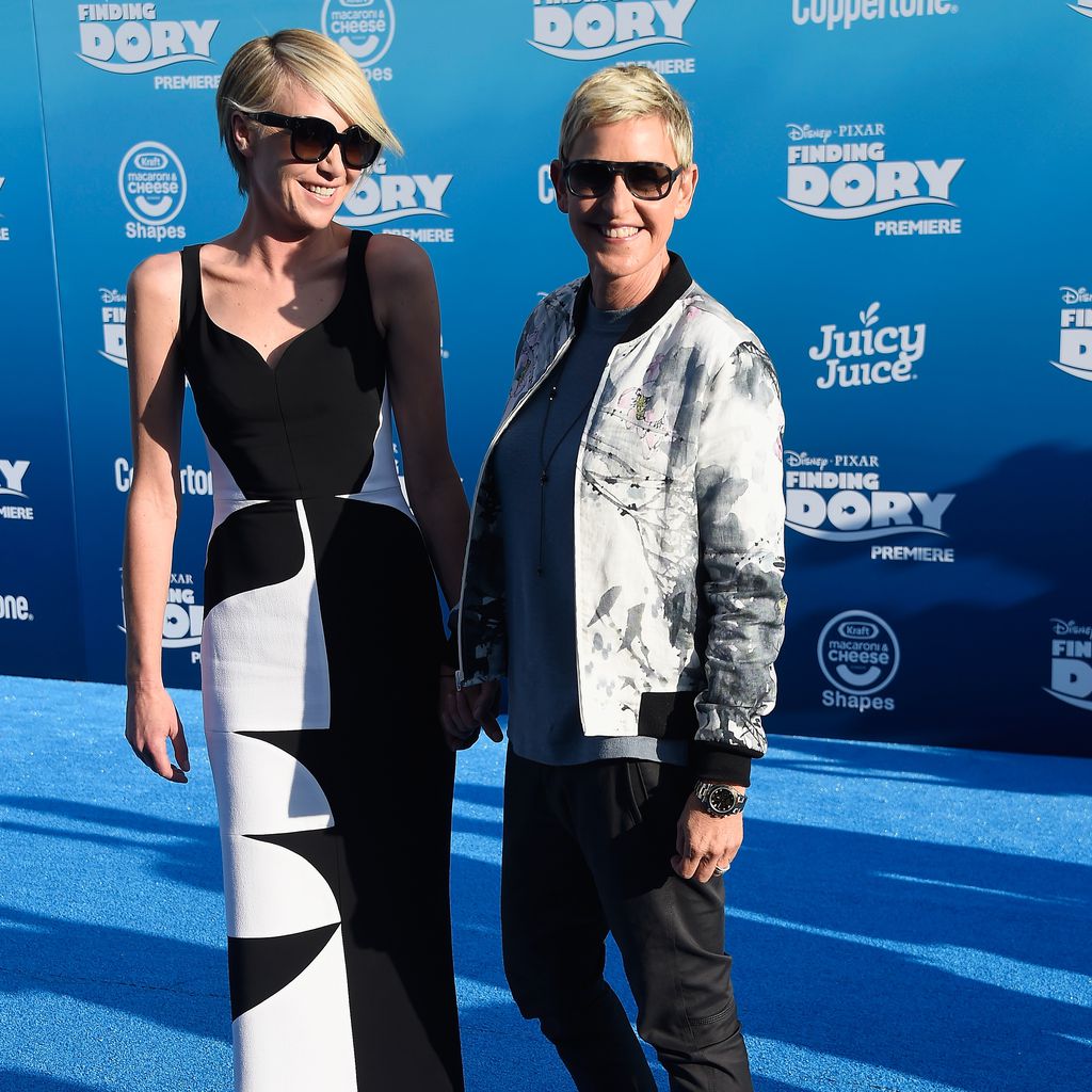 Portia de Rossi und Ellen DeGeneres bei der Premiere von "Finding Dory" 2016