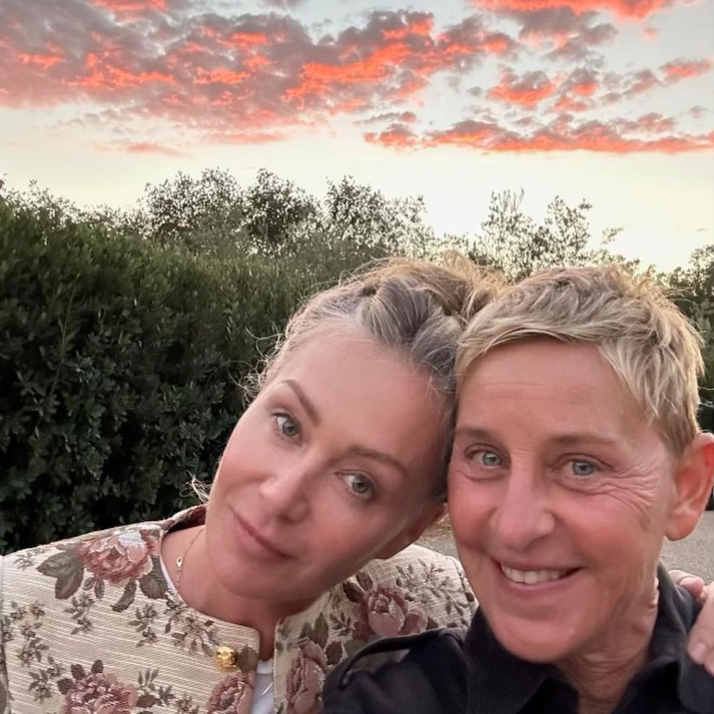 Portia de Rossi und Ellen DeGeneres im November 2022