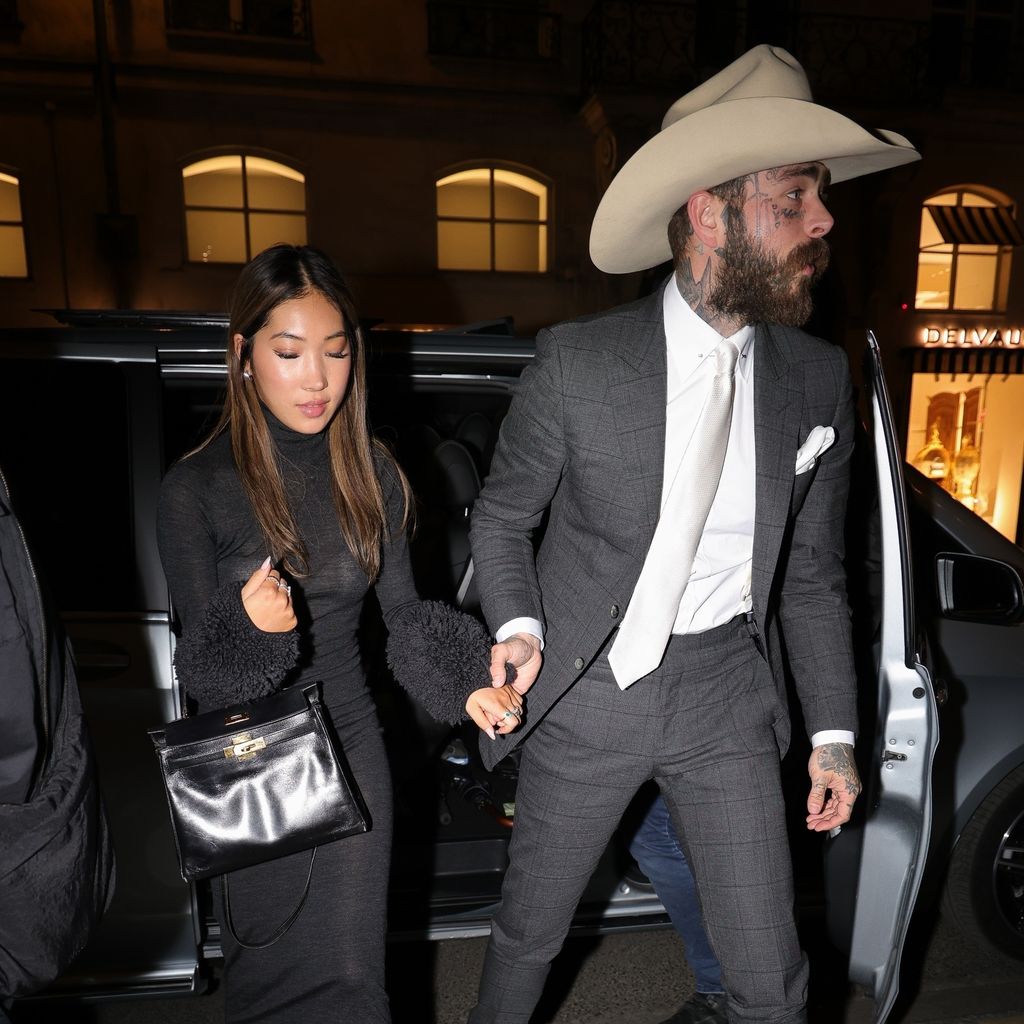 Post Malone und Christy Lee, April 2025