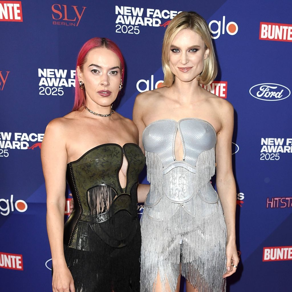 Pretty Pink und Kim Hnizdo bei den BUNTE New Faces Award Film im Festsaal Kreuzberg, Berlin, 08.10.2025